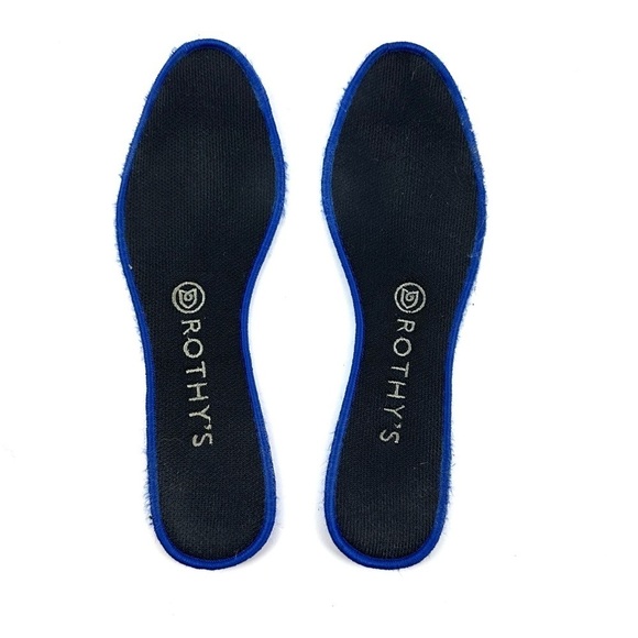 Rothys Birdseye Flats 8 Gray Charcoal Pink Sole Womens Slip On Comfort Shoes - Picture 8 of 10